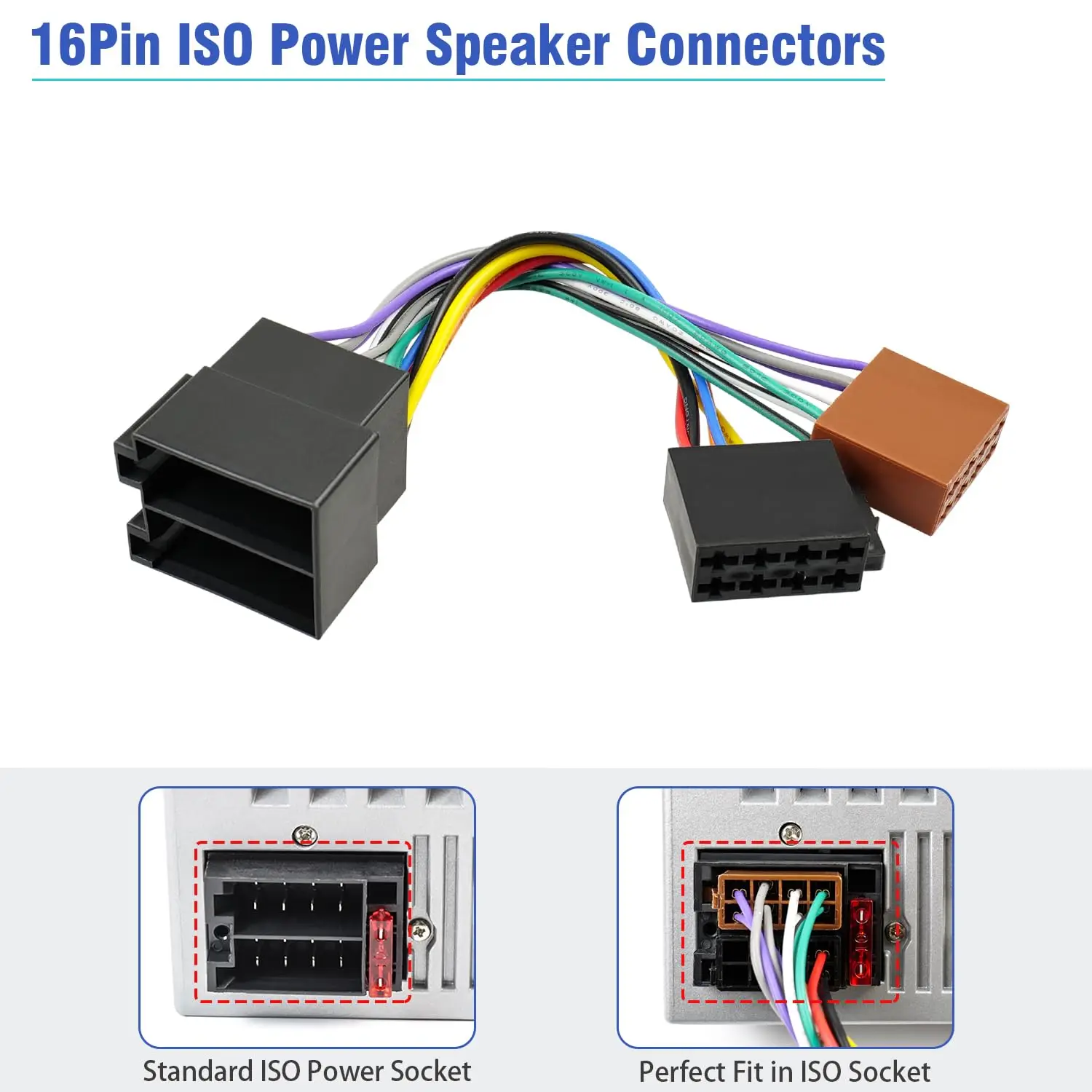 ISO Wiring Harness lead cable Stereo Radio FOR Opel Astra Agila Combo Movano Omega Senator Tigra Coupé Vectra Zafira