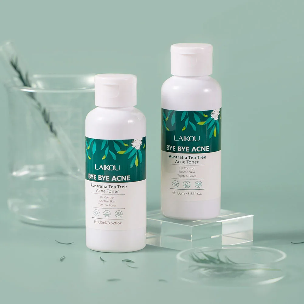 

LAIKOU Australian Tea Tree Pore Minimizing Toner 100ml, Acne Treatment Oil Control Face Water for Daily Use, Blemish Care