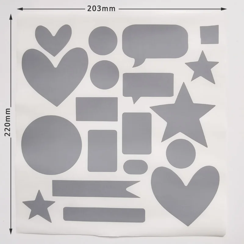 20 Sheets 200x235mm Adhesive SCRATCH OFF Sticker DIY Manual Hand Made Scratched Stripe Card Film