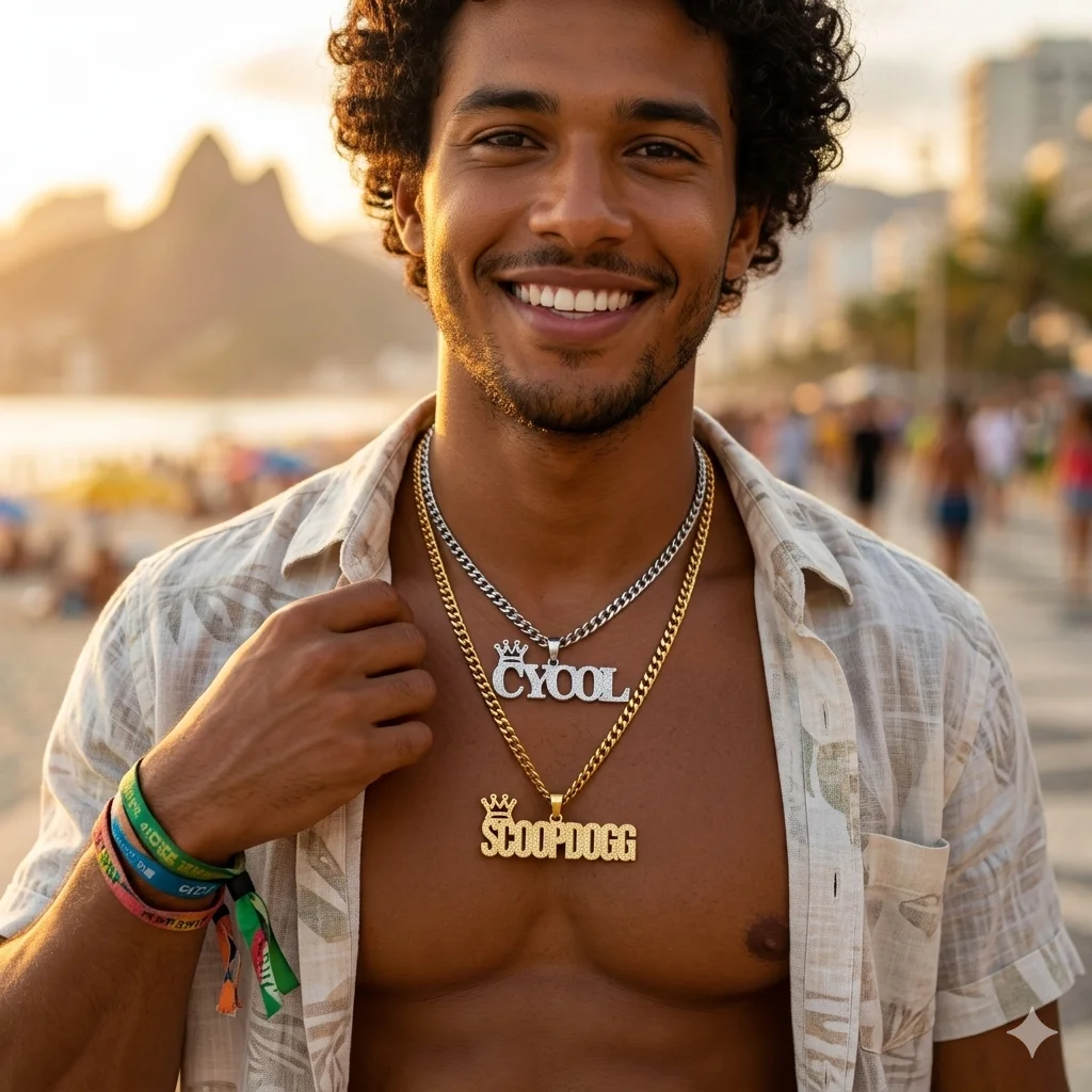 

DOREMI Custom Name Necklace with Crown Personalized Iced Out Bling Frosted Letter Pendant Cuban Chain Necklaces for Men Women