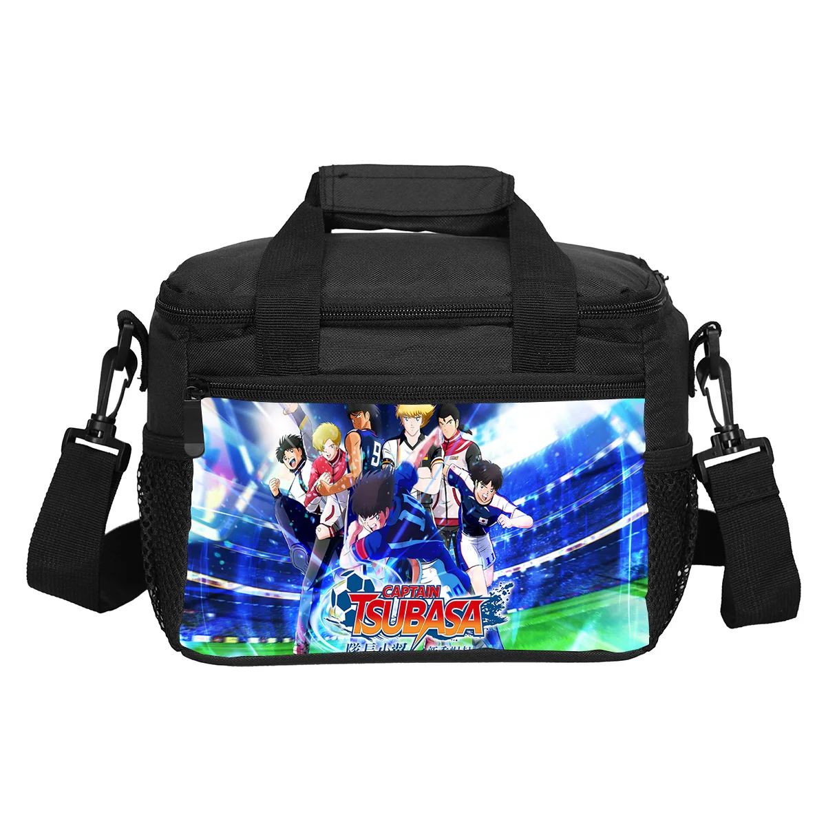 Captain Tsubasa lunch bag versatile cartoon large capacity new item, best gift for boys and girls on school birthdays