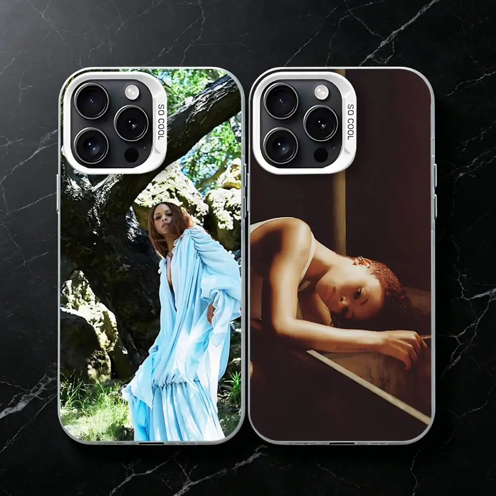 Bird's Eye R-Ravyn L-Lenae Blue Island Phone Case for iPhone 18 17 16 15 14 13 12 Pro Plus Max Mini Air Stylish Cover