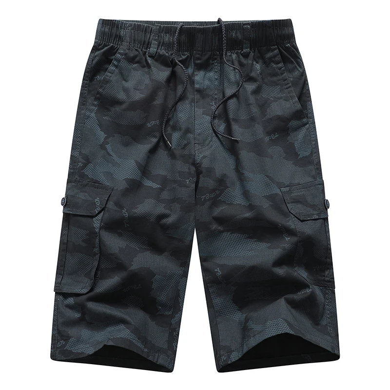 

Новые летние мужские шорты, модные свободные повседневные шорты больших размеров, мужские удобные дышащие пляжные брюки высокого качества XL-6XL