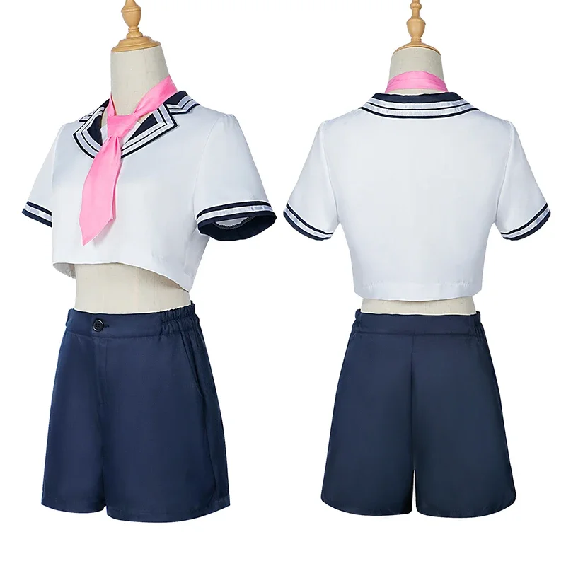 Anime Oshi No Ko Cosplay Hoshino Ruby Tendōji Sarina High School Blue Uniform Summer Daily Dresses Woman Halloween Party  Outfit