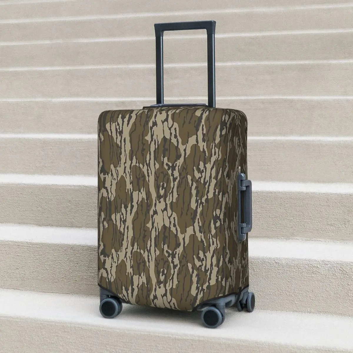 

Everything Bottom Lands Cam Suitcase Cover Protection Elastic Travel Luggage Protector Covers for 18-32 Inch