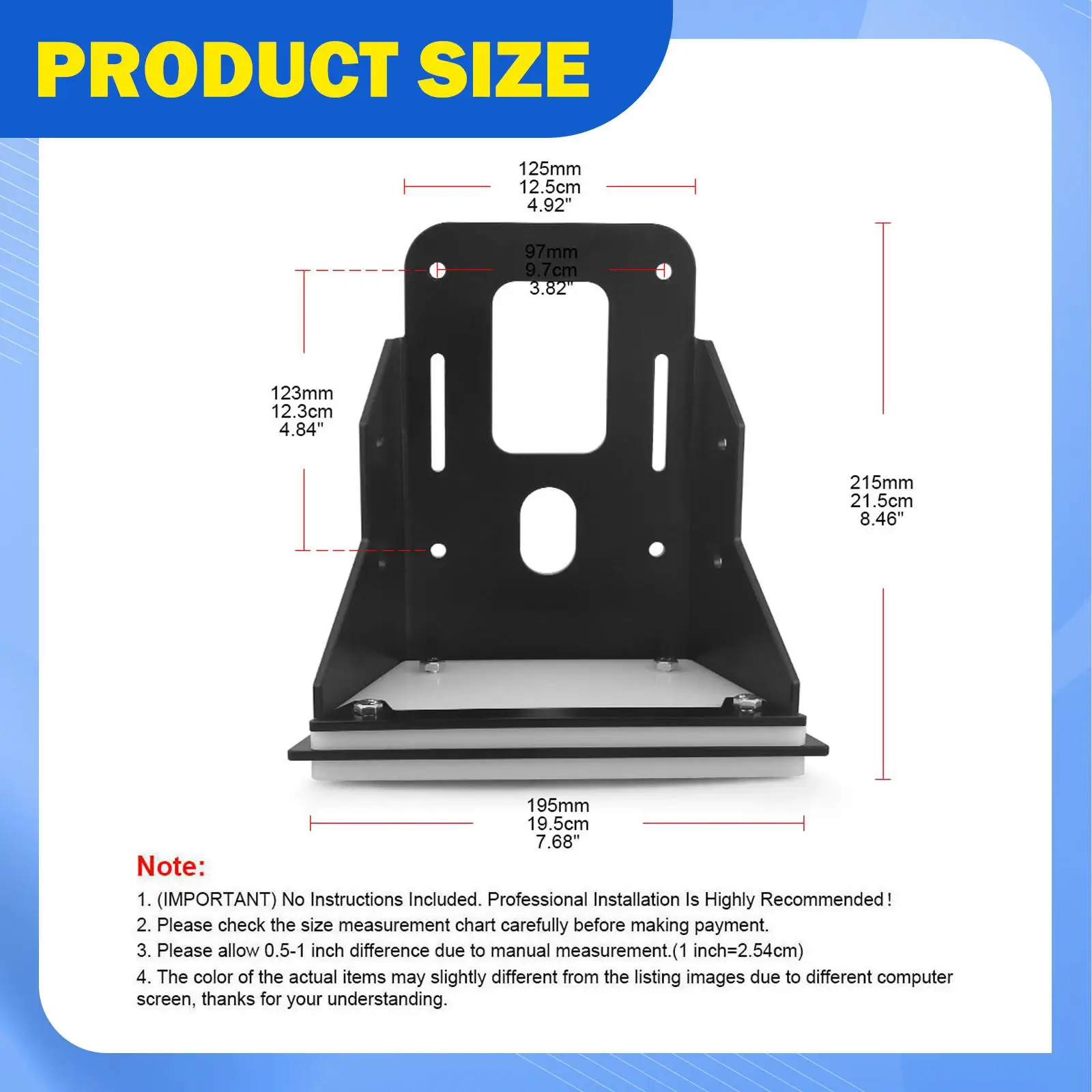 Staffa di montaggio per motore da traina per poppa per kayak Hardware in alluminio affidabile per kayak Pedale stabilizzatore Kayak e motore elettrico
