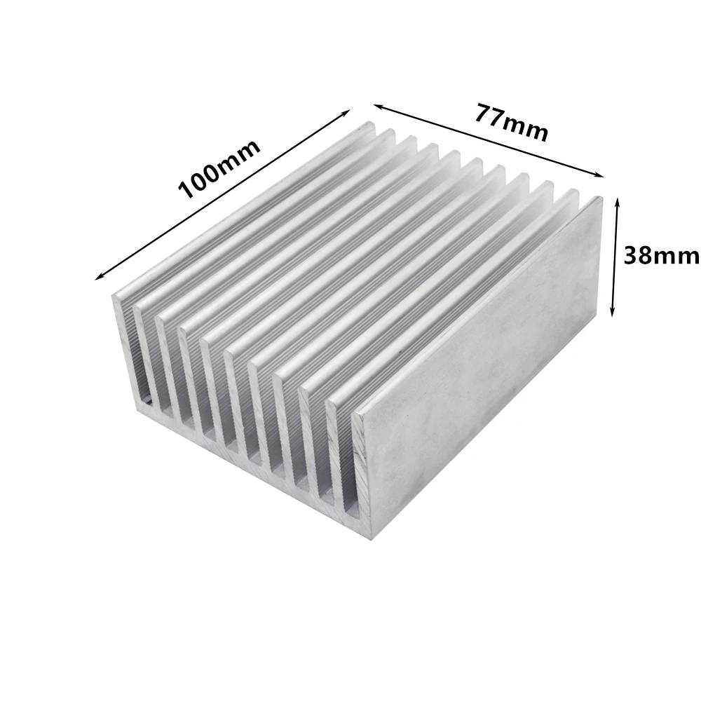 Extrudierter großer Aluminium-Kühlkörper, Kühlkörper, Kühler für LED-Chip, elektronische integrierte Schaltkreiskühlung, Wärmeableitung – Detail 11