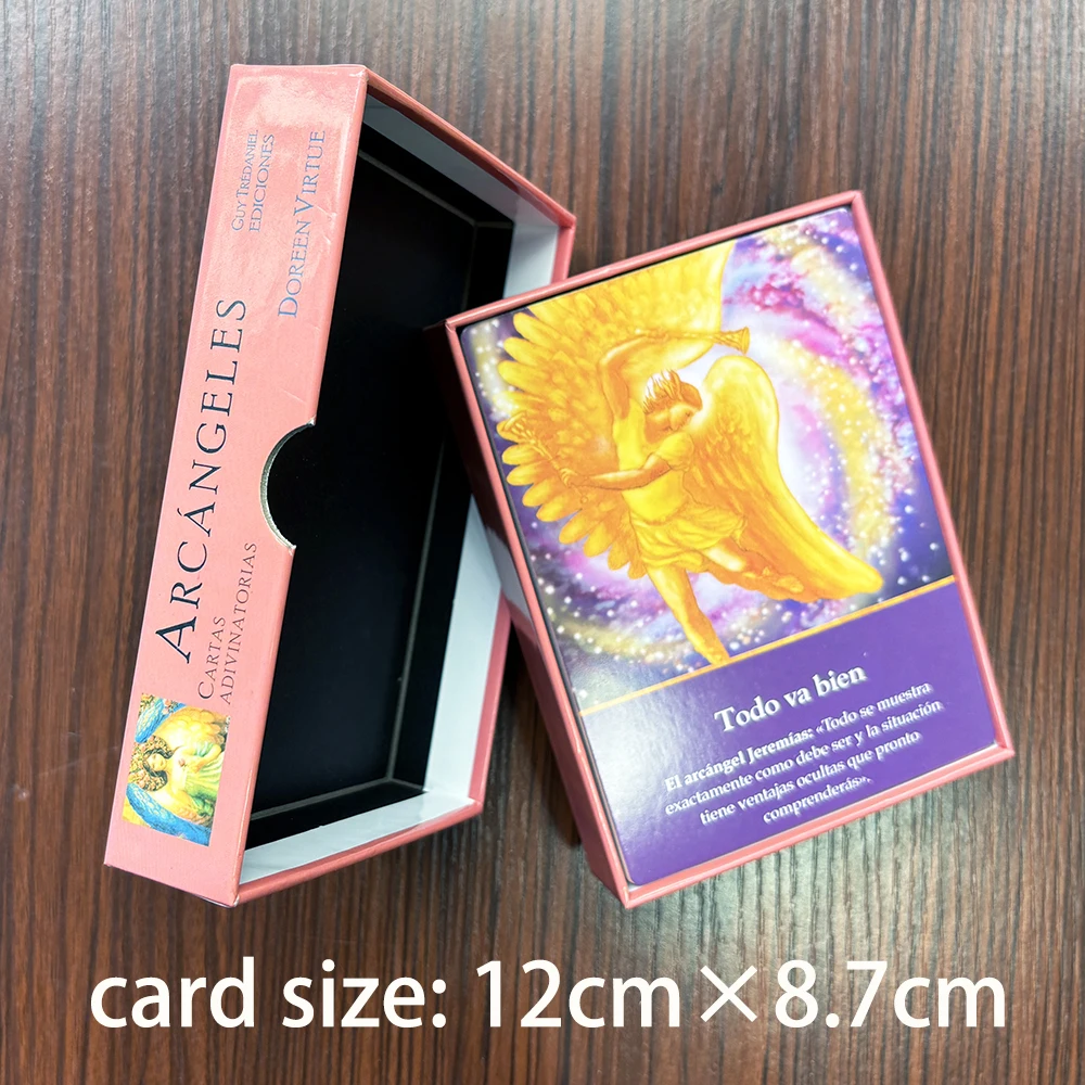 

Cartas Adivinatorias De Los Arcángeles - Juego de 45 cartas y PDF libro de guía(Tarot y adivinación)8.7CM*12CM