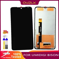 Nowy dla UMIDIGI BISON bison 2021 wyświetlacz wymiana panelu na ekran dotykowy LCD dla BISON pro W6331201BA ekran LCD + narzędzia