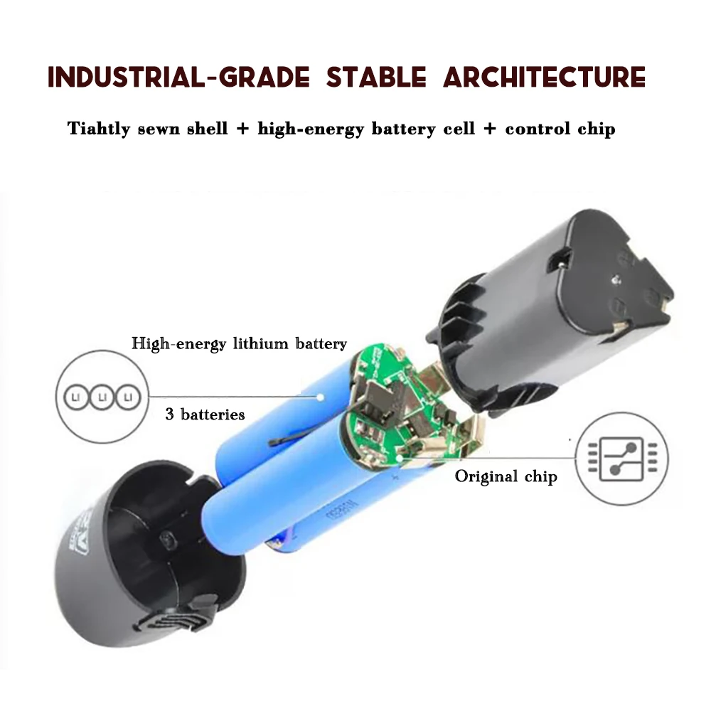 Trapano elettrico domestico 12V 4000mAH Batteria al litio ricaricabile ad alta capacità per utensili elettrici per cacciavite elettrico a batteria