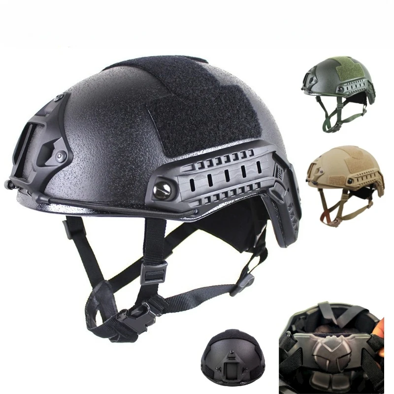 Fast MH Tactical Helmet Glass Fiber Wendy Suspension Pad adjustable Helmet Outdoor Protective Training Riot Control Helmets