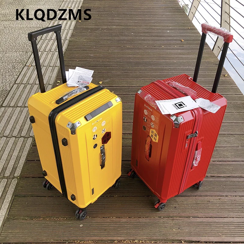 

KLQDZMS ABS + PC Suitcase High-quality Large-capacity Trolley Case Family Travel Essentials Thickened Password Box Luggage