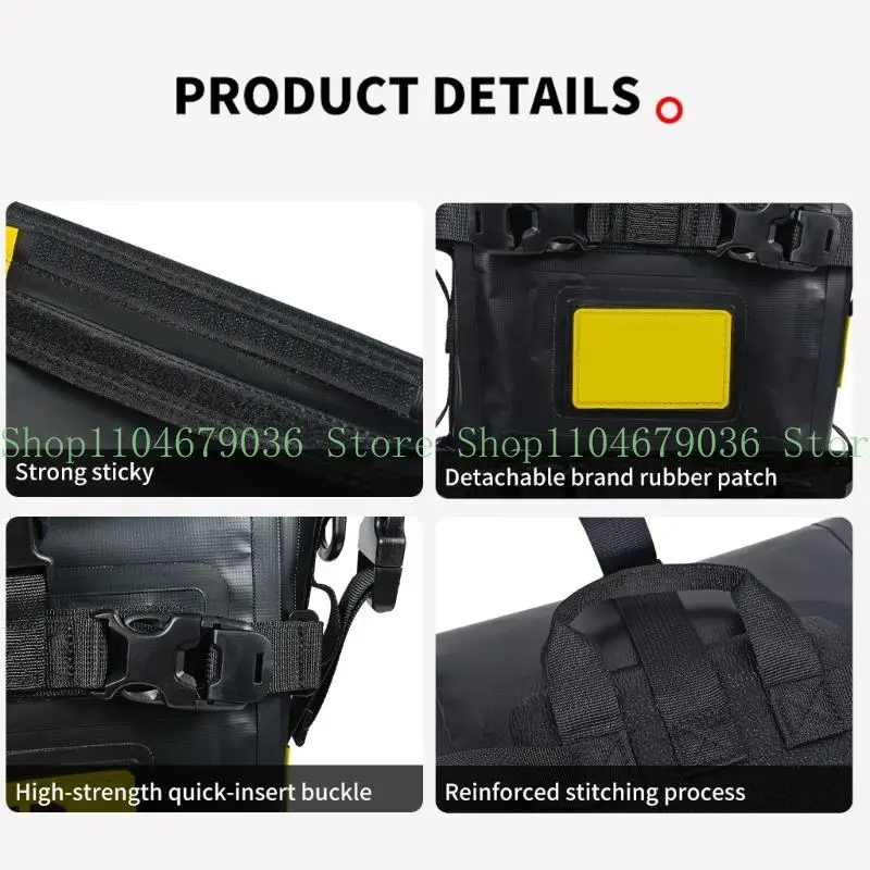 

652F Универсальная сумка для мотоцикла, быстросъемная сумка с рамой, водонепроницаемая конструкция для защиты от любых погодных