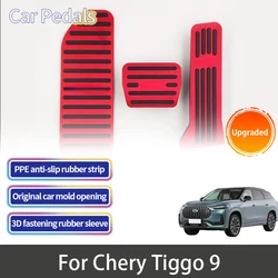 Stainless Steel for Chery Tiggo 9 2023 Jaecoo 7 2024 Accessorie Car Gas Accelerator Brake Non-Slip Pedal Cover Pad Auto Interior