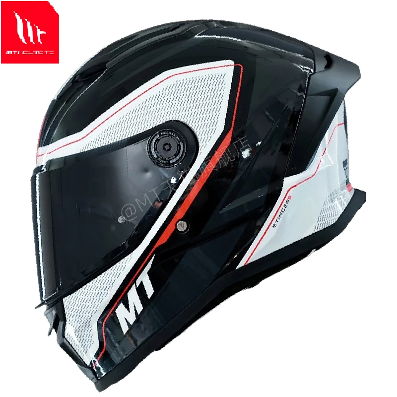 

2025 Original MT Stinger 2 Motorcycle Helmet Full Face Dual Len Helmet ECE DOT Certification Men Off-road Racing Casco Para Moto