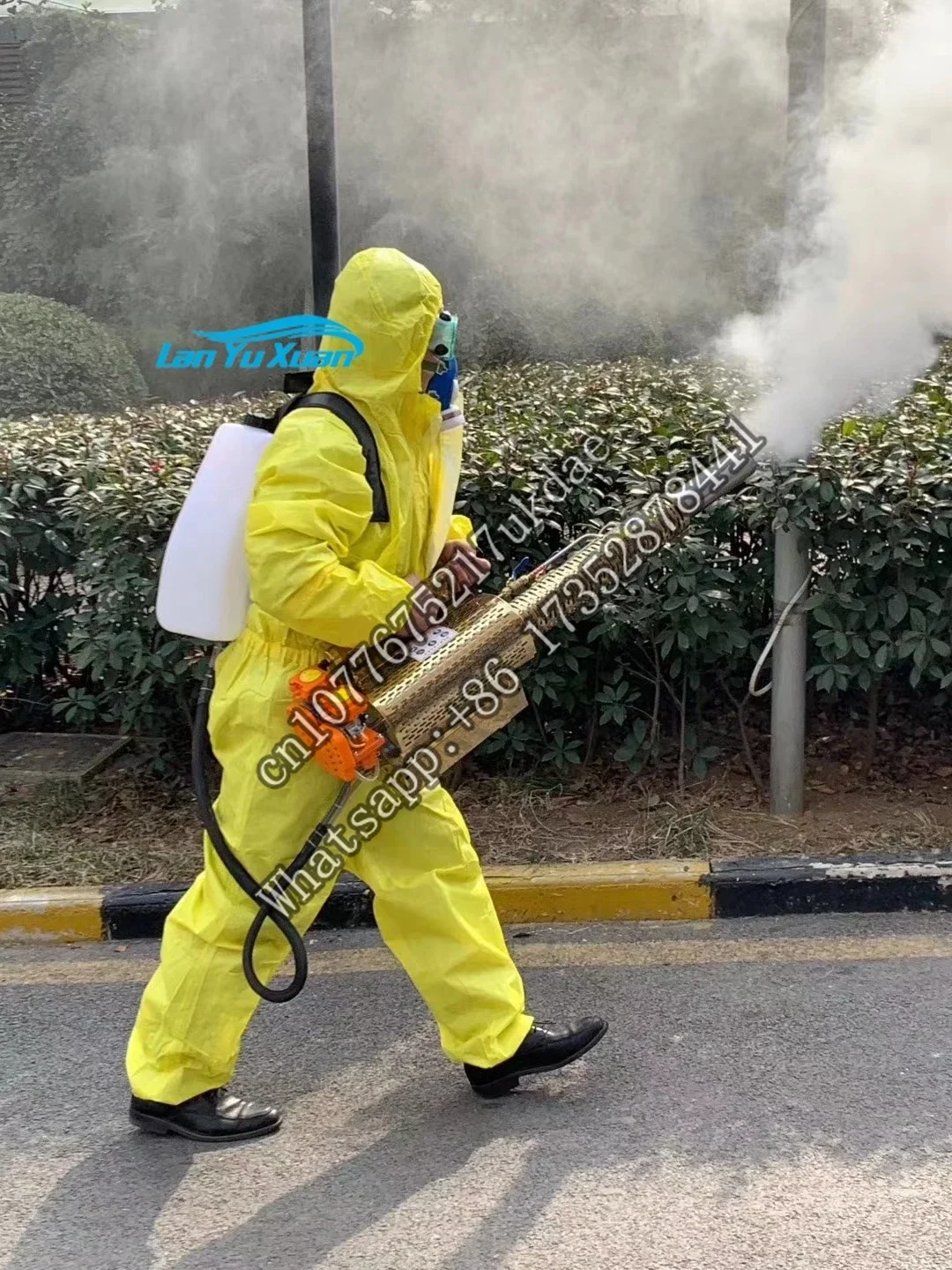 Máquina de nebulización de nebulización química, fumigación agrícola, pulverizador de niebla térmico portátil, nebulizador para Control de plagas