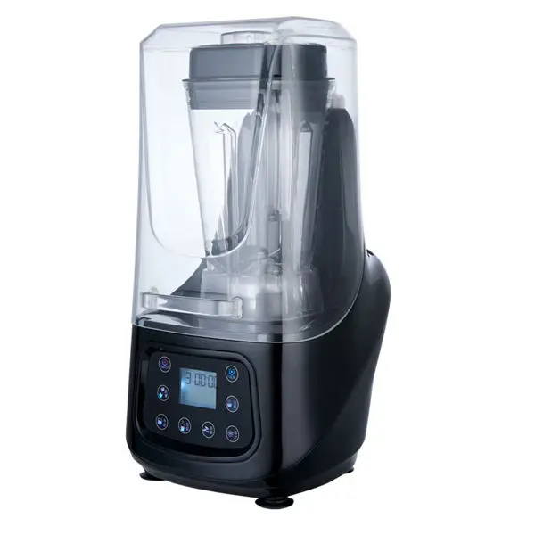 Commercial Blender Quite Heavy Duty Sound Proof Cover Commercial Blender With Stainless Blades Smoothie Mixer