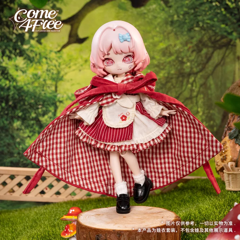 

COME4FREE Флагманский магазин Fairy Tale Series: Apple Diary BJD Doll Dress Set для фэнтезийного гардероба в масштабе 1/12 с юбкой