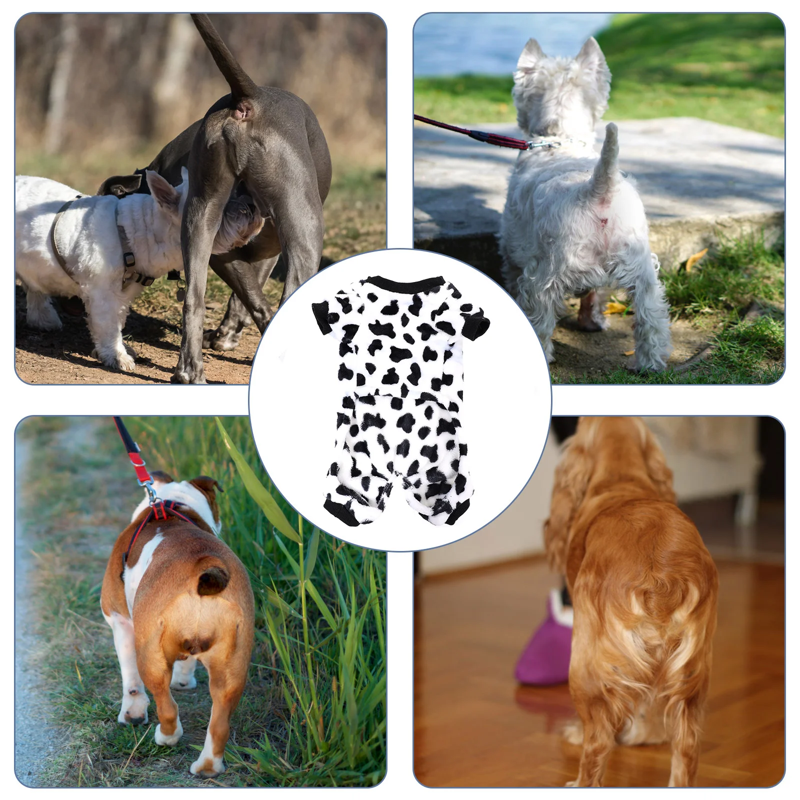 

1Pcs Pet Sleepwear Style Soft Breathable Dog Clothes Black White Home Leisure Costume Dog Sleepwear Pet Costume