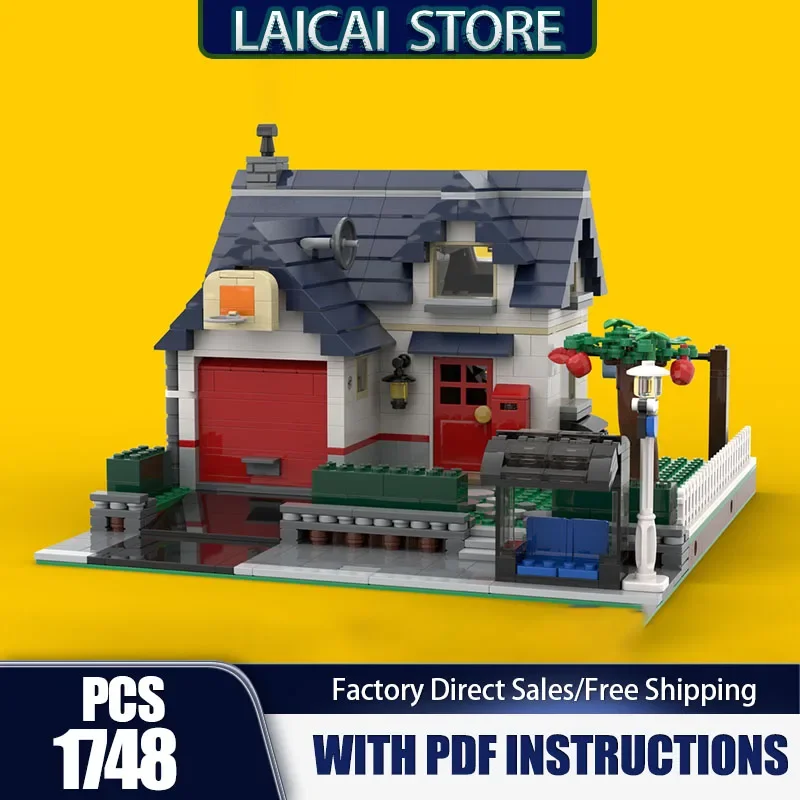 Modular City Building Moc Building Bricks Apple Tree House Model Technology Modular Blocks Gifts Christmas Toy DIY Sets Assembly