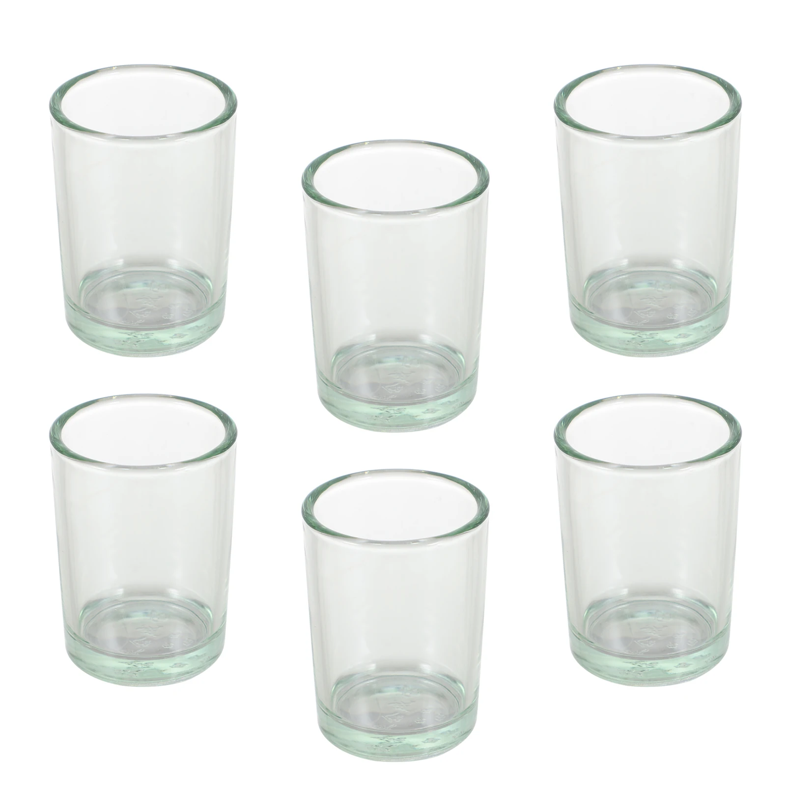 

6Pcs Tempered Glass Cups Transparent Milk Juice Water Drinking Glasses Home Bar Use Milk Glass Cups Juice Clear Cup