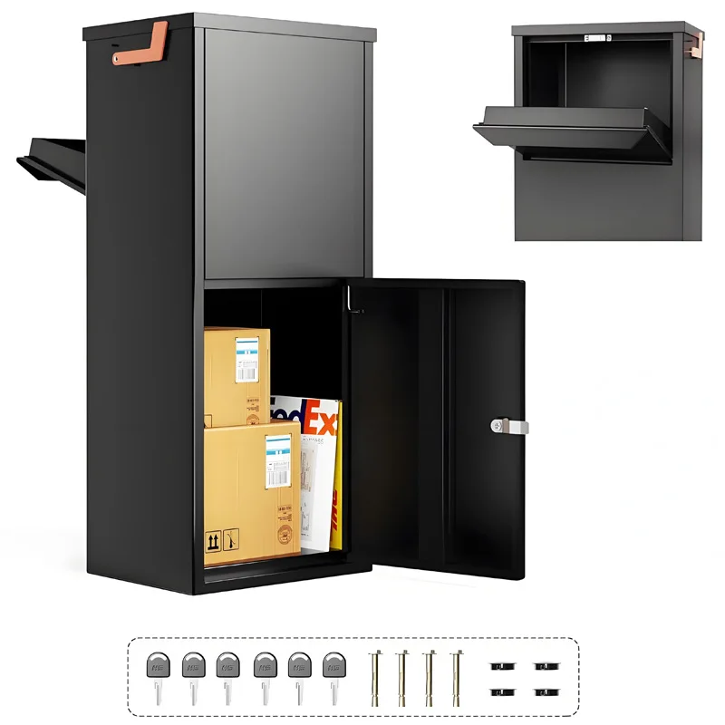 Express mailbox Outdoor wall-mounted mailbox Express cabinet Sheet metal box