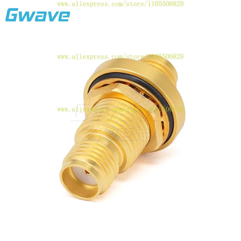 

SMA female SMA female precision adapter through wall flange DC-18GHz vacuum sealed SMA (M) - KYKE