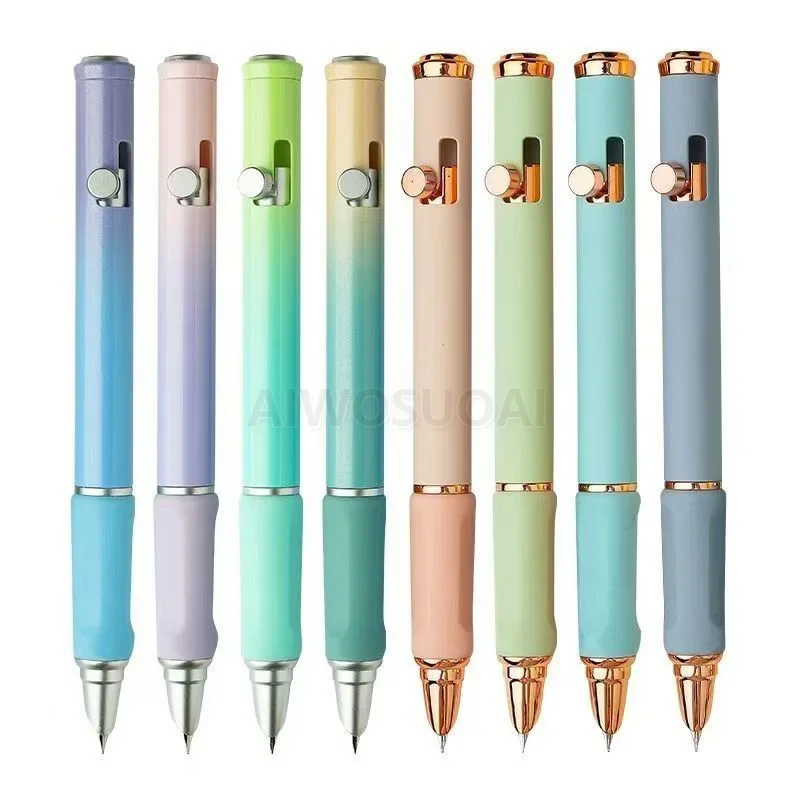 New Press Type Erasable Fountain Pen 0.38mm Tip Replaceable Ink Sac School Writing Supplies Children\'s Gifts Stationery