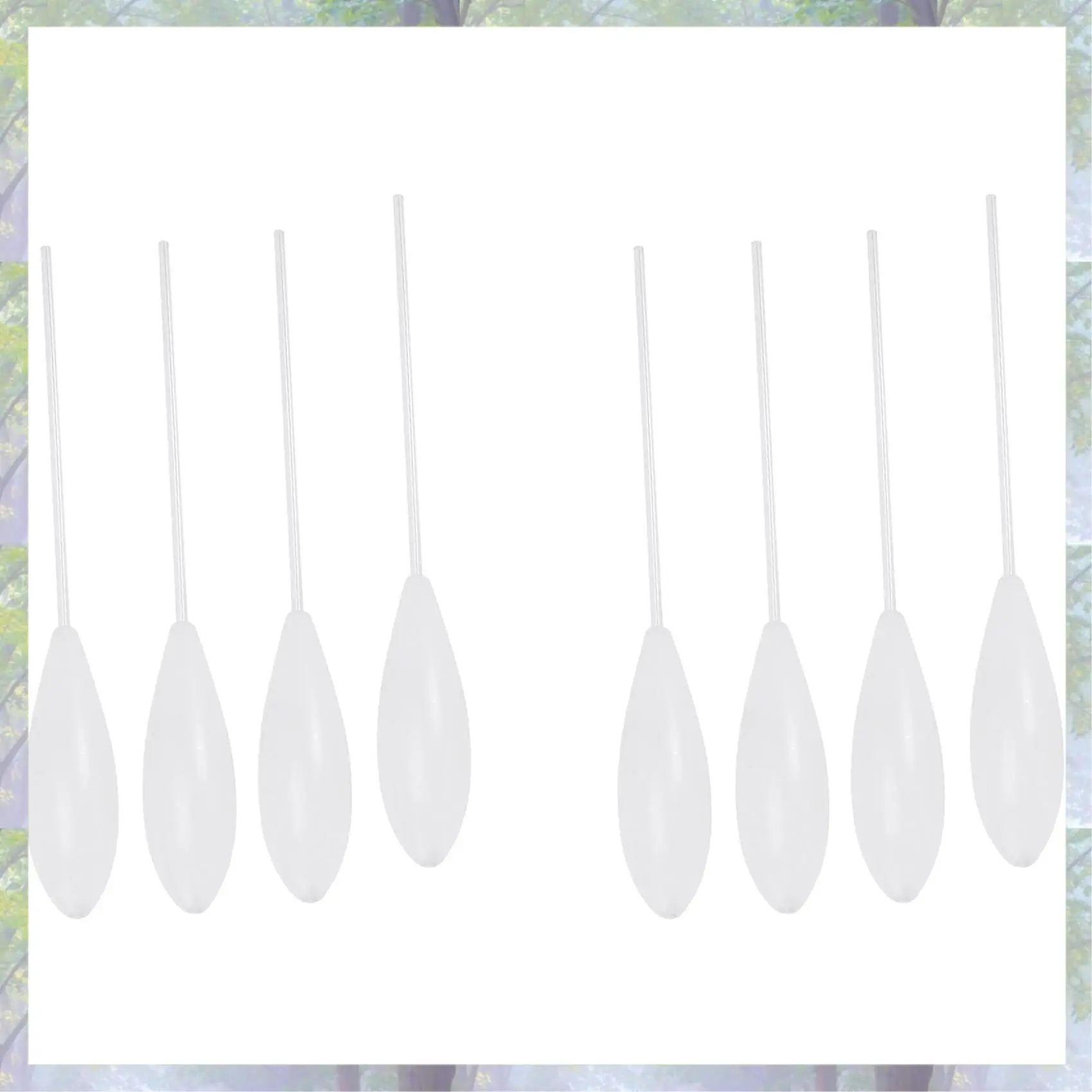 New Arrival 8Pcs Acrylic Bombarda Fishing Floats For Carp Coarse Trout Bass Sea Lure Fishing Tackle Accessories 15G