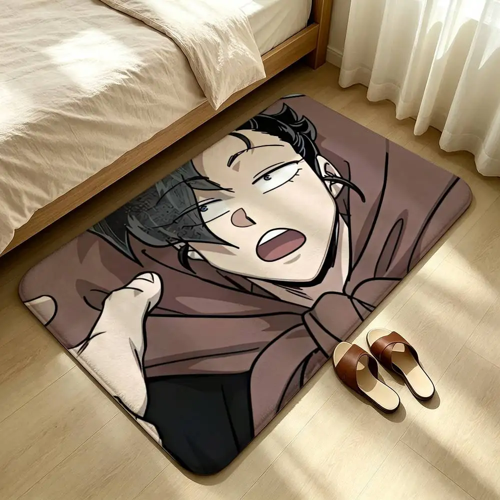 Comic R-Return Of The Blossoming Blade Shower Room Absorbent Small Floor Mat Soft Comfortable Decorative Foot Mat