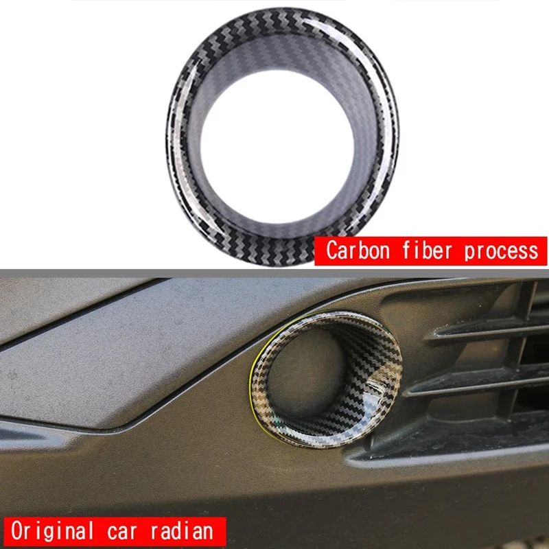 Car Front Bumper Fog Lamp Cover Fog Light Frame Decoration Trim Car Accessories For Toyota Harrier 2020