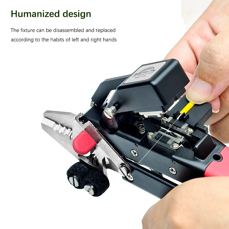 Pelacables de fibra óptica multifuncional de fuego de señal de MC-16, cuchilla de Cable de caída FTTH de un solo paso de alta calidad para fibra óptica