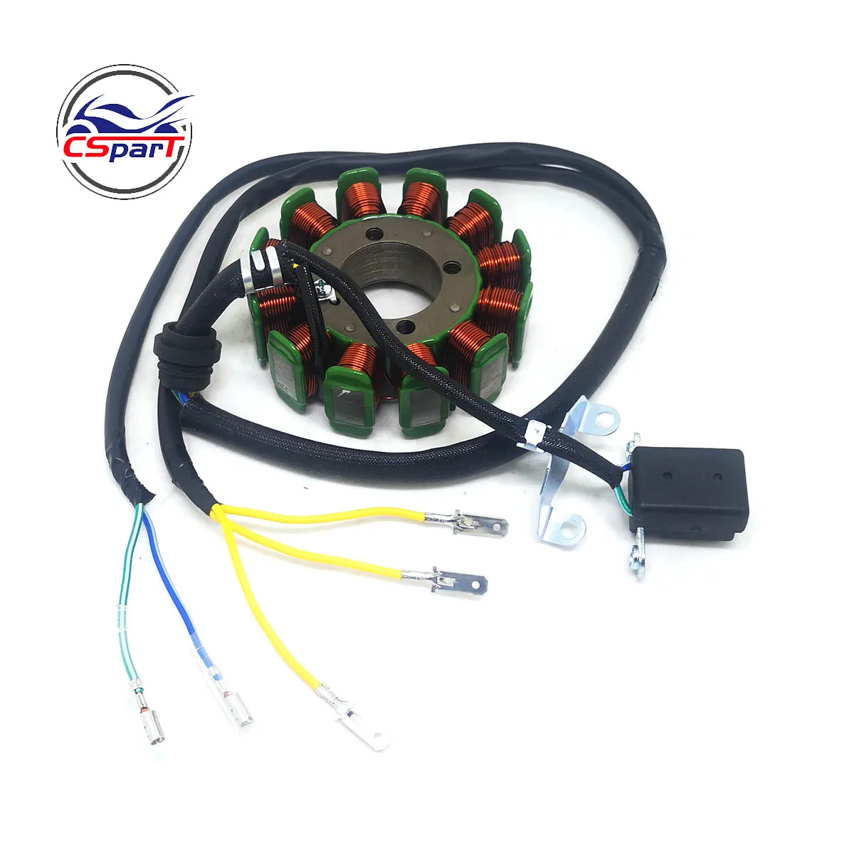 Magneto Stator 12 Pole Coil 5 Wire 200C 250CC CG Bashan Shineray Jinling Taotao Dirt Pit Bike ATV Quad Parts