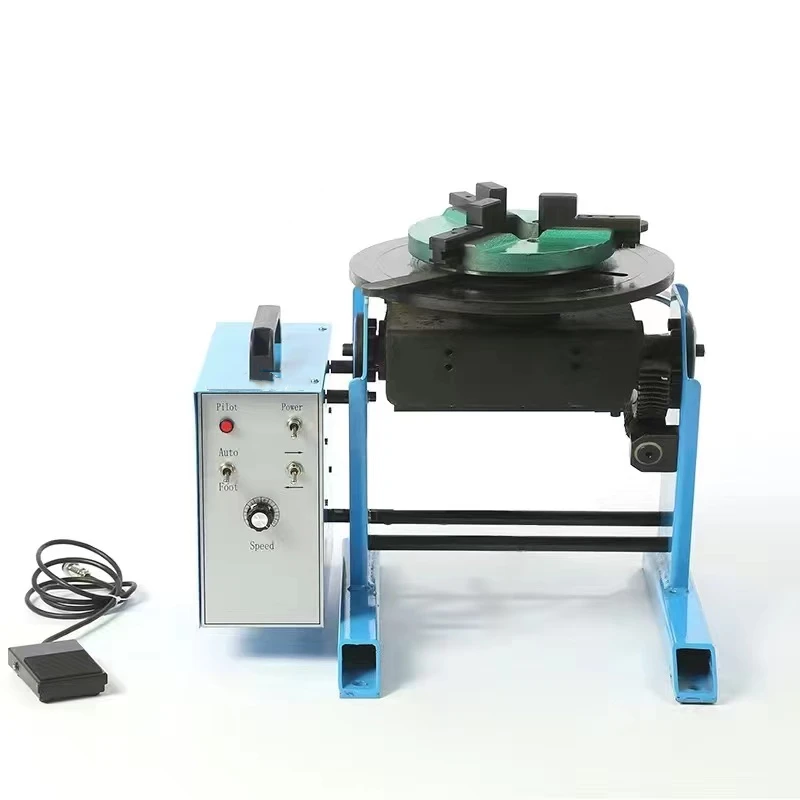220V Welding Positioner Rotation Turntable 300mm Welder Table Machine