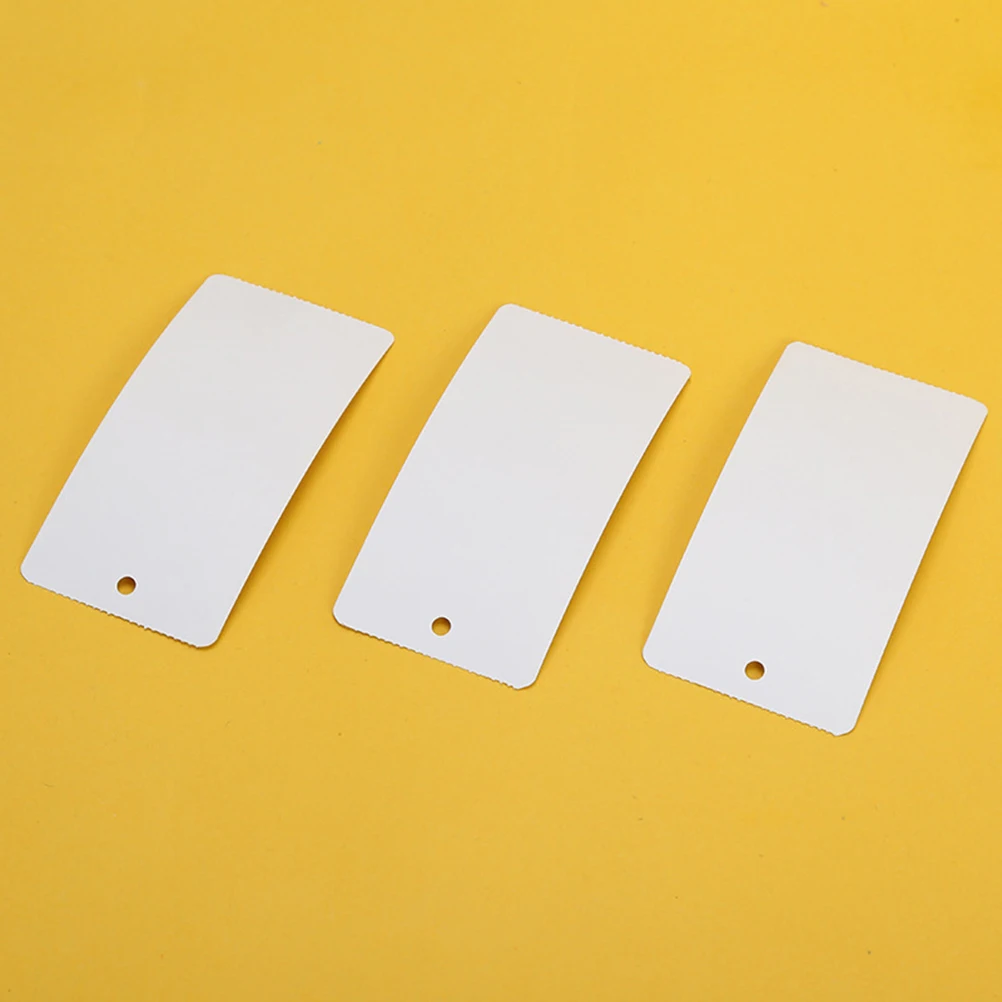 

Blank Hangtag Clothing Apparel Tags Diy Paper Label Fashion Retailer 50X110Mm Hard Card White Hanging Hole File Folder