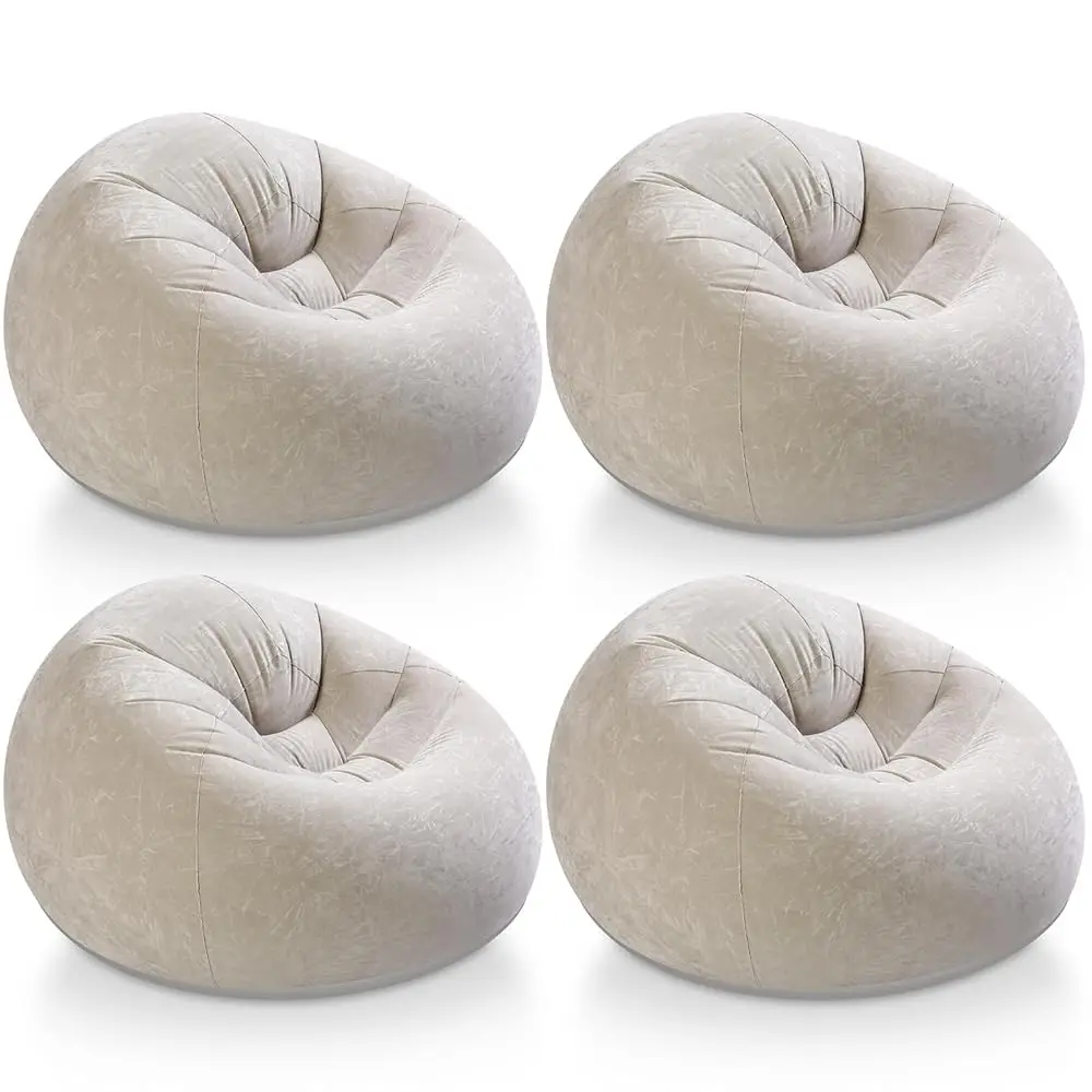 

Inflatable Bean Bag Chair For Adults Blow Up Lazy Sofa Lounge Folding Portable Movie Night Chair For Reading Room Bedroom