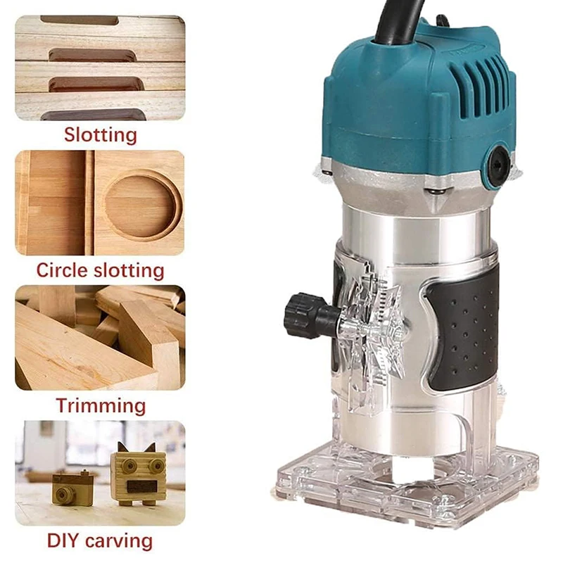 

6-скоростной электрический фрезерный станок по дереву 800 Вт 6,35 мм, торцовочный станок, 220 В, вилка европейского стандарта, деревообрабатывающий фрезерный станок для домашнего использования, электроинструменты «сделай сам»
