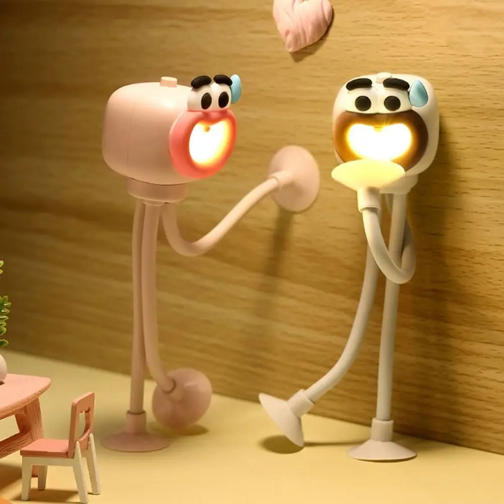 

Cartoon Octopus Shape Night Light Adjustable Changeable Shape Foldable Table Lamp Phone Stand Foldable Desk Decor Lamp Bedroom