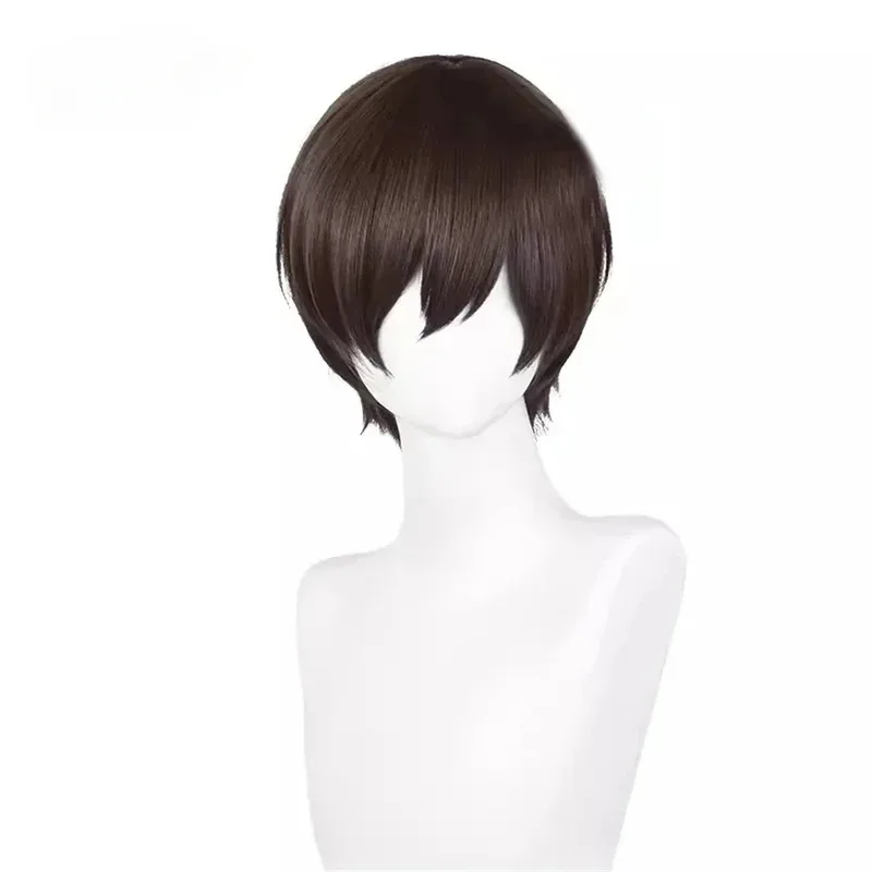 

Аниме Харухи Фудзиока Косплей Парик 30 см Темно-коричневые парики Термостойкие парики из синтетических волос