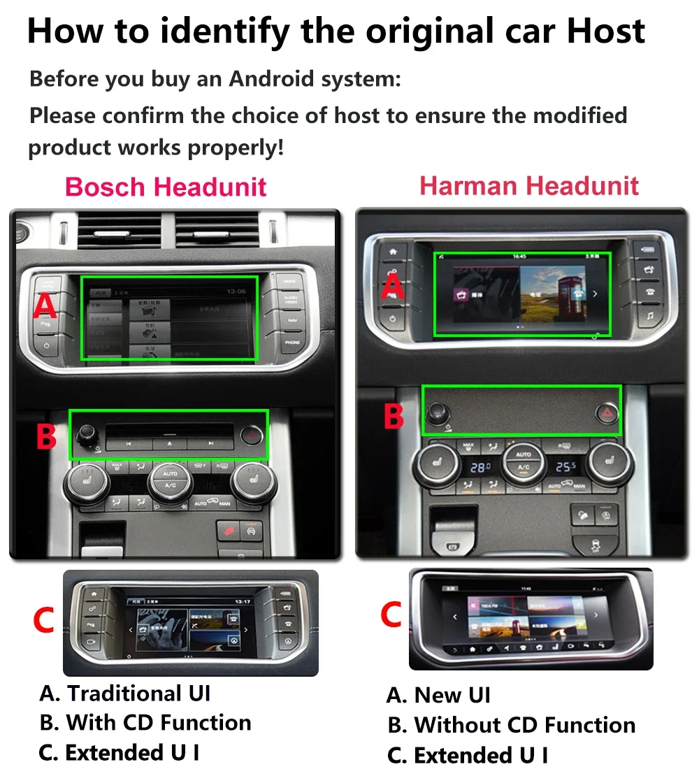 10.25 Inch Car Radio For Range Rover Evoque 2011-2018 Android 13 Intelligent systems Multimedia Video Player Carplay Navigation