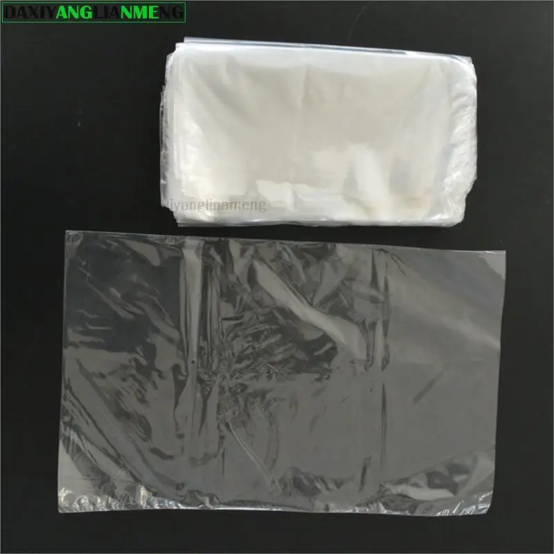 100 ~500pcs POF Transparent Heat Shrink Wrap Film Seal Bags Pouch Gift Packing For Bottle Gift Box Wine Food Book Lipstick DIY