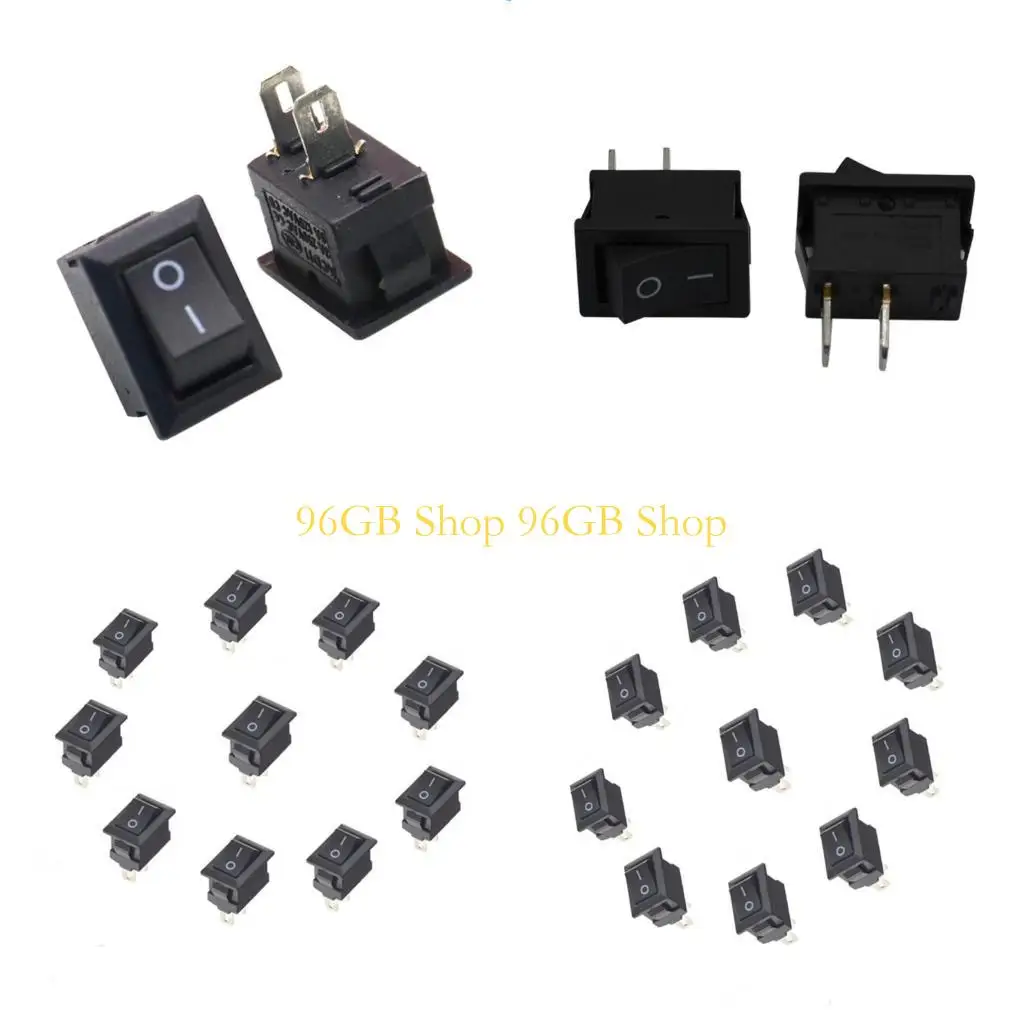 

96 ГБ SPST ВКЛ/OFF 2-контактный 2-положенный 250V 3A Рокер-переключатель лодочных переключателей