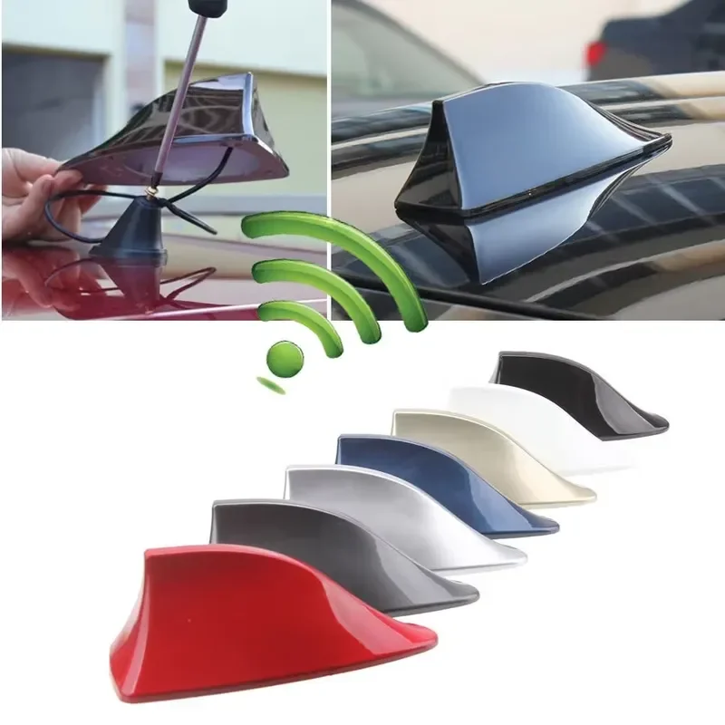Universal Car Shark Fin Antenna High Quality Signal Receiver Latest Design Auto Radio Aerial for All Vehicles