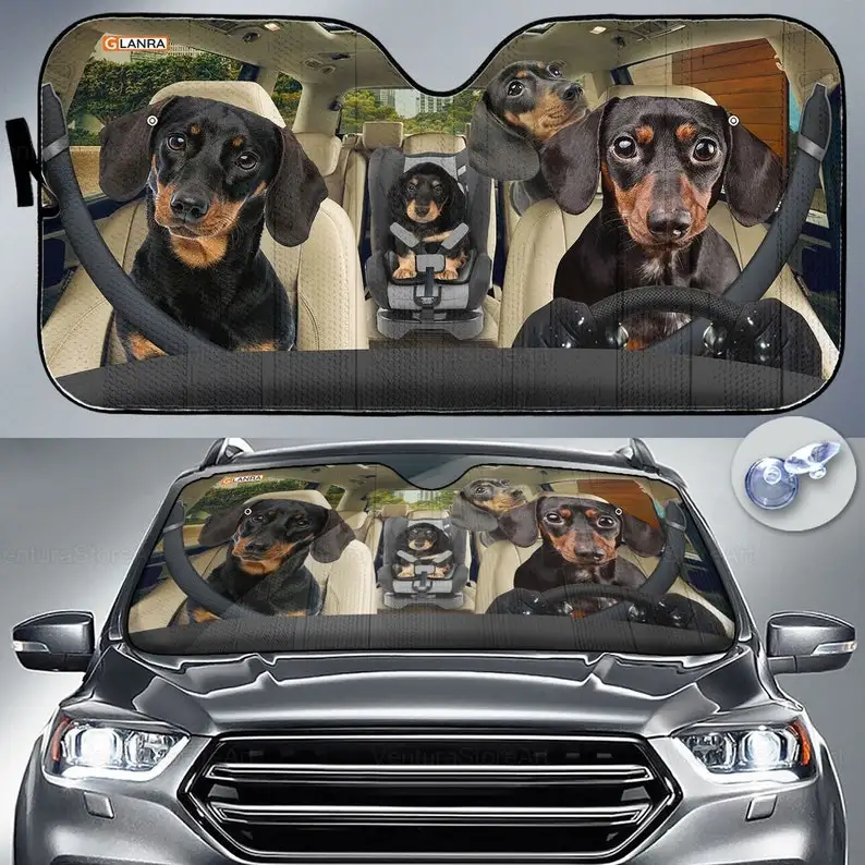 

Dachshund Car Sunshade, Dachshund Lover, Dachshund Car Decor, Gift For Dad, Auto Sunshade, Dog Car Sun Protector PHT052205F01