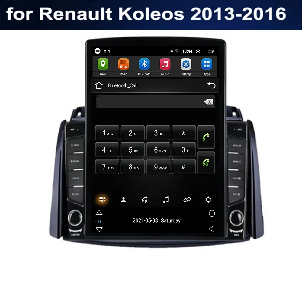 For Tesla Style 2 Din Android 13 Car Radio For Renault Koleos 2013 -035 Multimedia Video Player GPS Stereo Carplay DSP RDS Camer