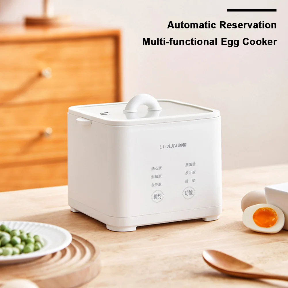 220V Home Appointment Breakfast Machine 300W Automatic Steamed Boil Breakfast Machine Reservation Soft Boiled Eggs Cooker