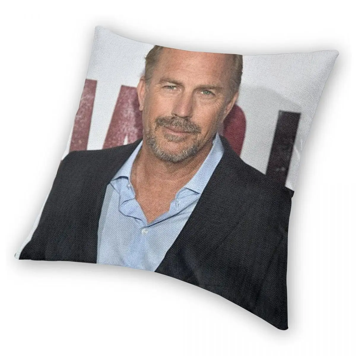 كيفين كوستنر-بوليستر كسوة وسادة مربعة من الكتان ، كسوة وسادة إبداعية بسحاب ، غطاء وسادة سرير ، ديكور #4