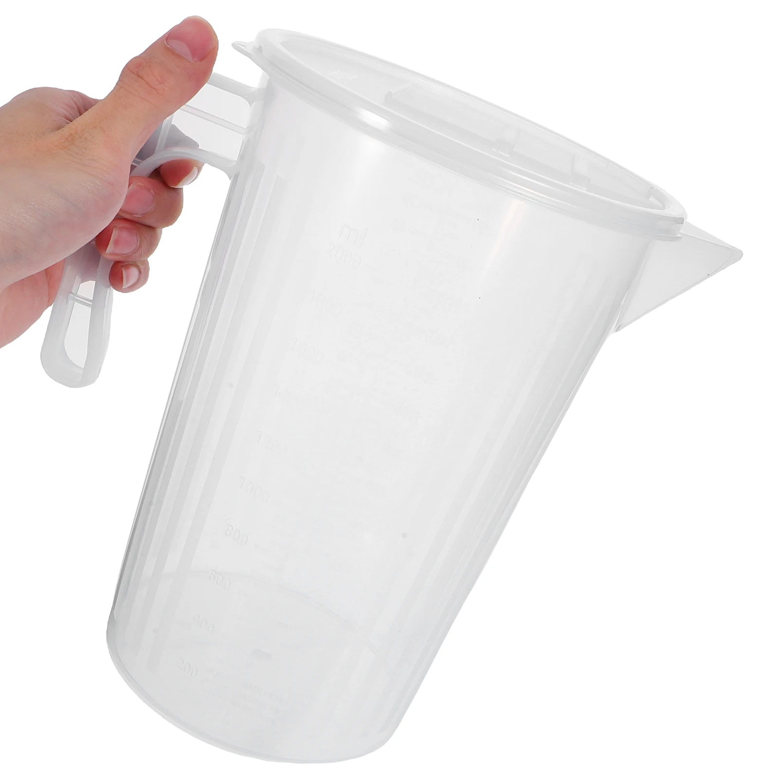 

Large Capacity Measuring Cup Beaker Plastic Drinking Baking Spoon Pitcher Graduated Liquids Containers Fluid Dispenser Cups Lab