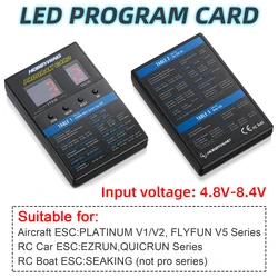 HOBBYWING ESC Program Card LED Programming Card Box Bluetooth 3 in1 w/Voltmeter for Brushless ESC for RC Car Boat Drone