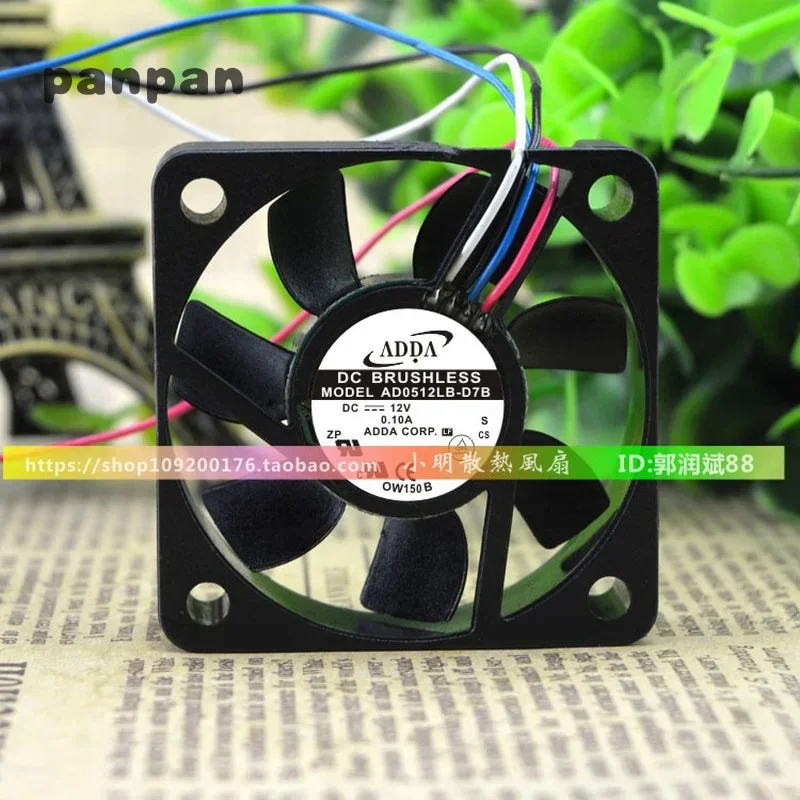 New CPU Cooling Fan For ADDA AD5012LB-D7B 5015 12V 0.10A 4-pin Temperature Control Speed Regulation Chassis Cooling Fan